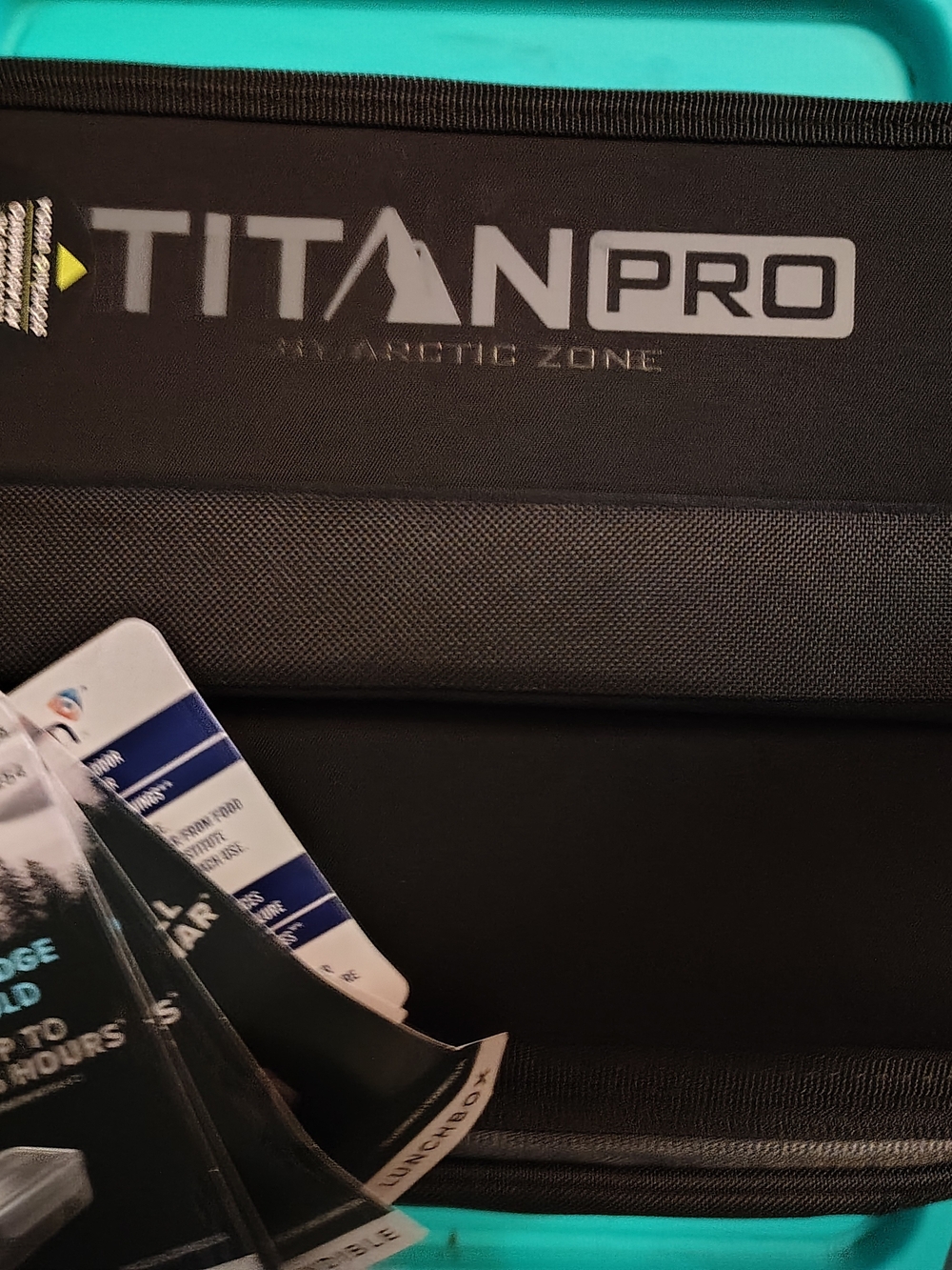 Titan Pro Expandable Lunch Box, Black In Color